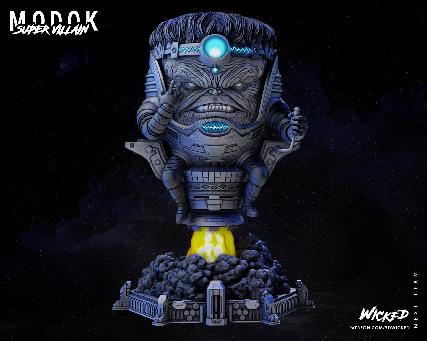 M.O.D.O.K. Statue