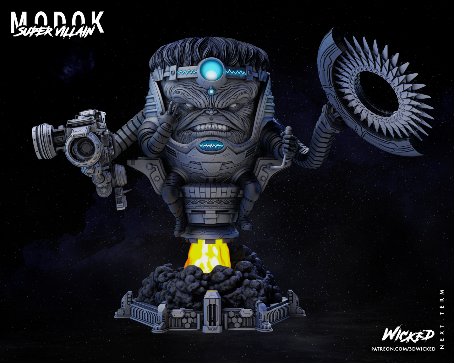 M.O.D.O.K. Statue