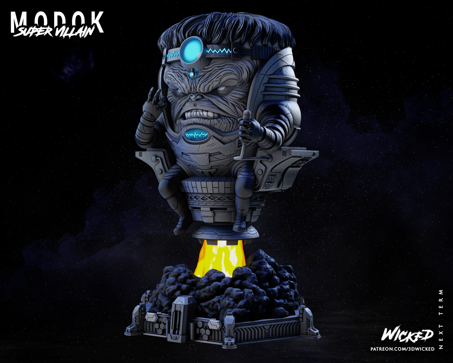 M.O.D.O.K. Statue
