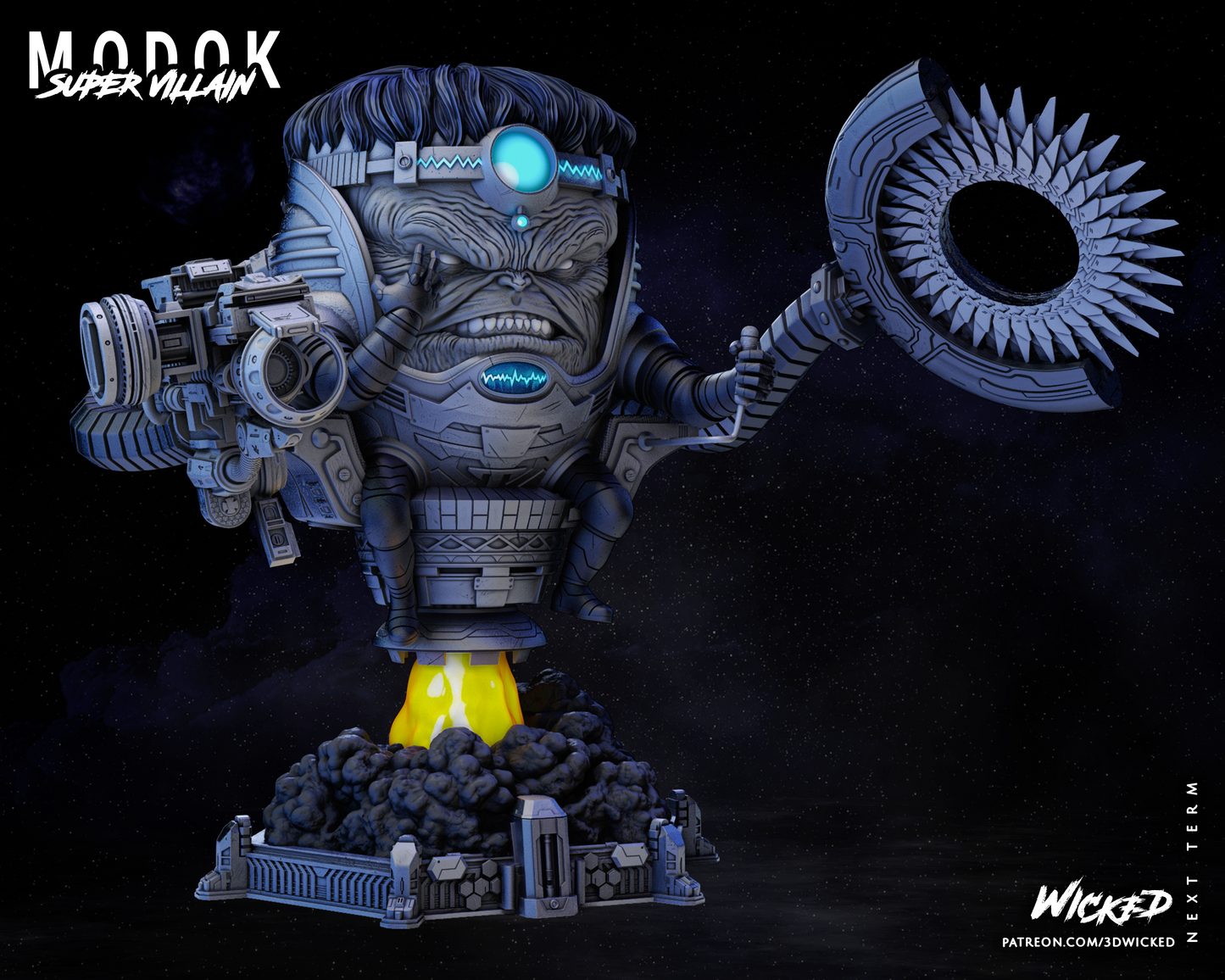 M.O.D.O.K. Statue
