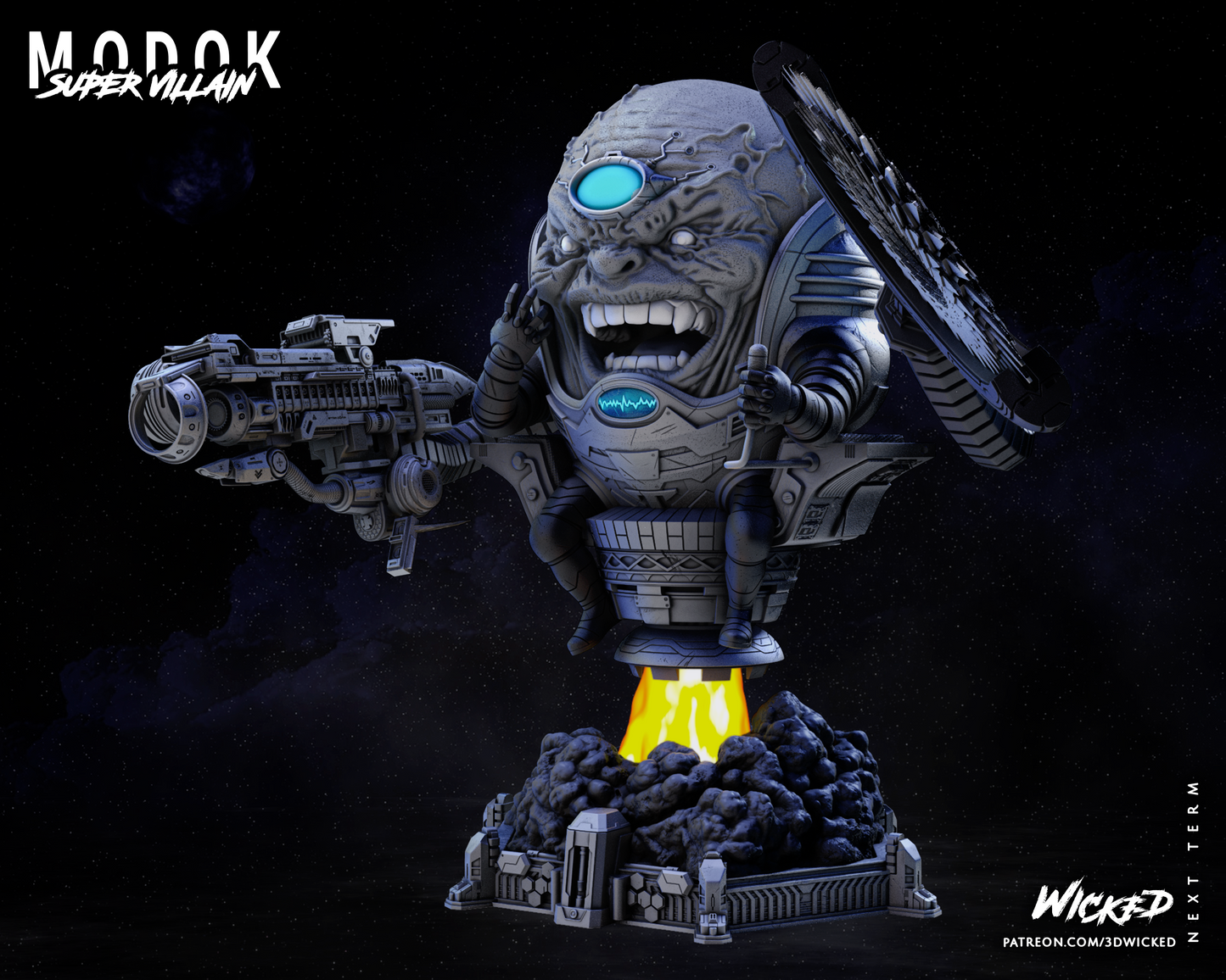 M.O.D.O.K. Statue