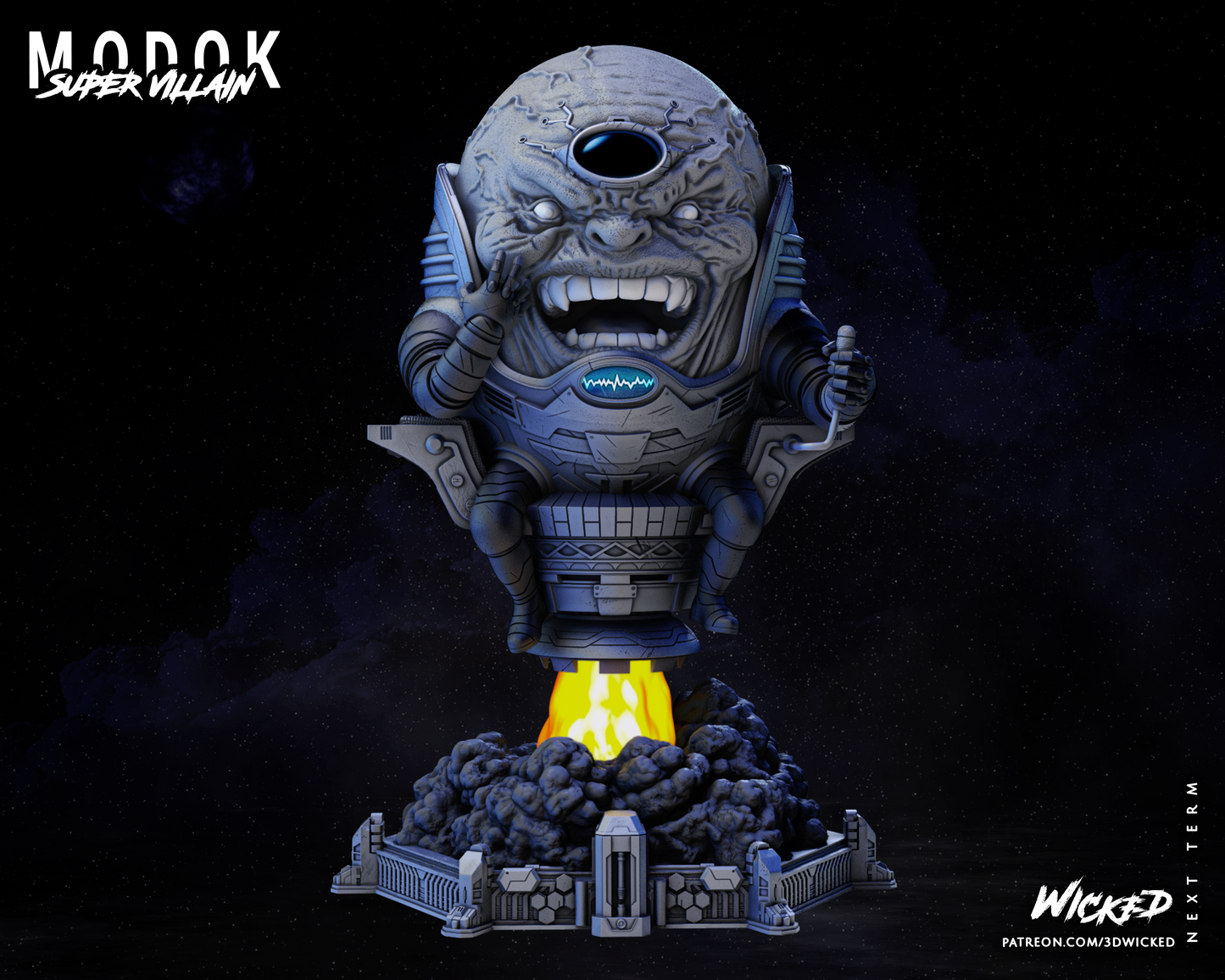 M.O.D.O.K. Statue