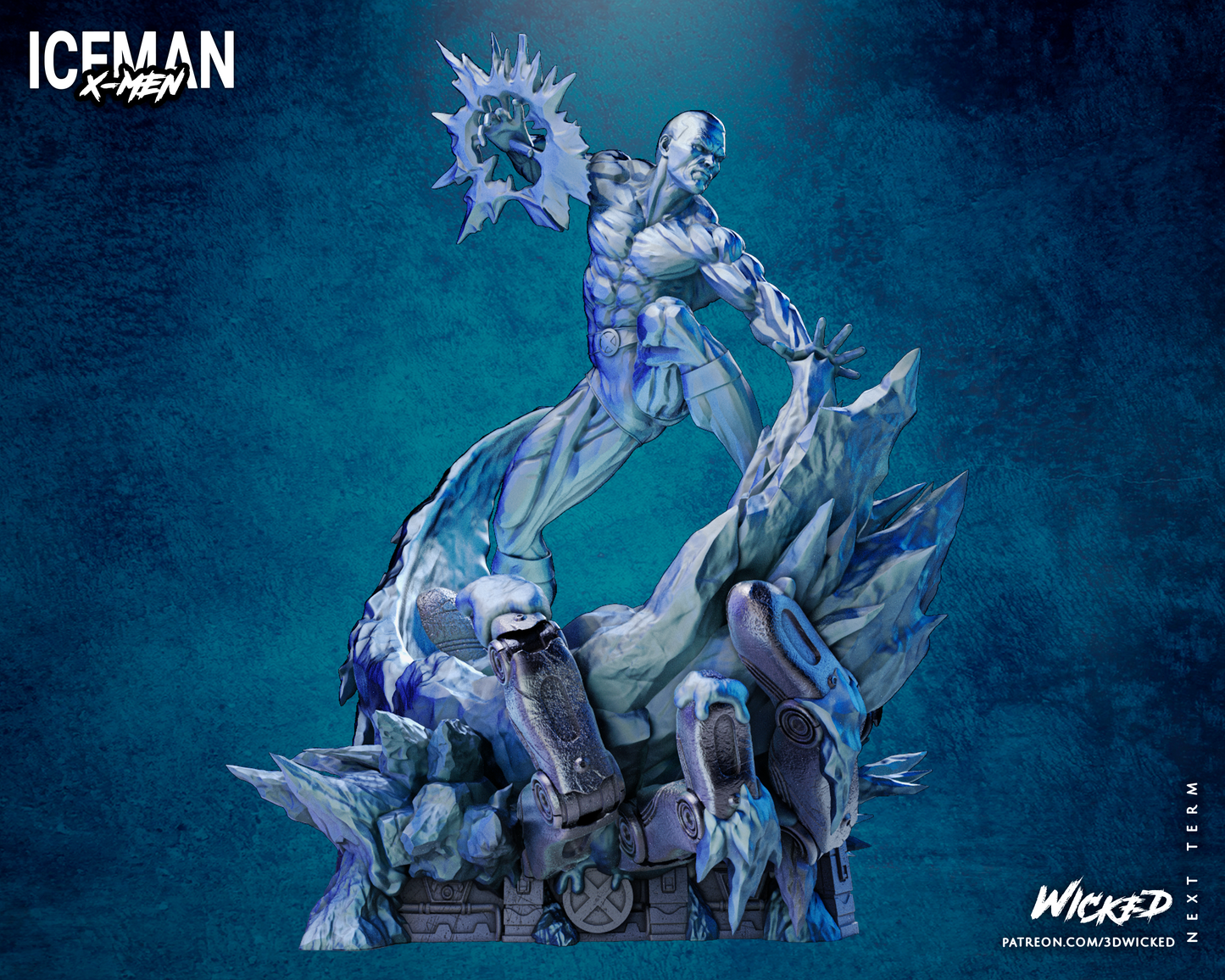 Iceman Statue