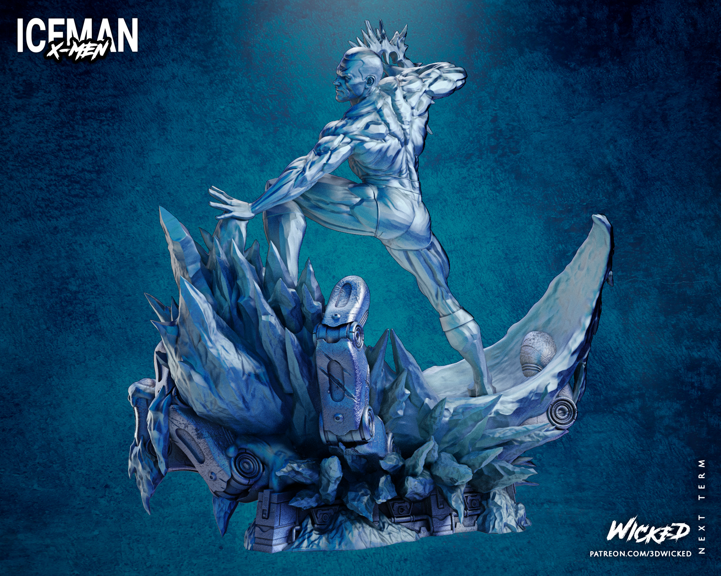 Iceman Statue