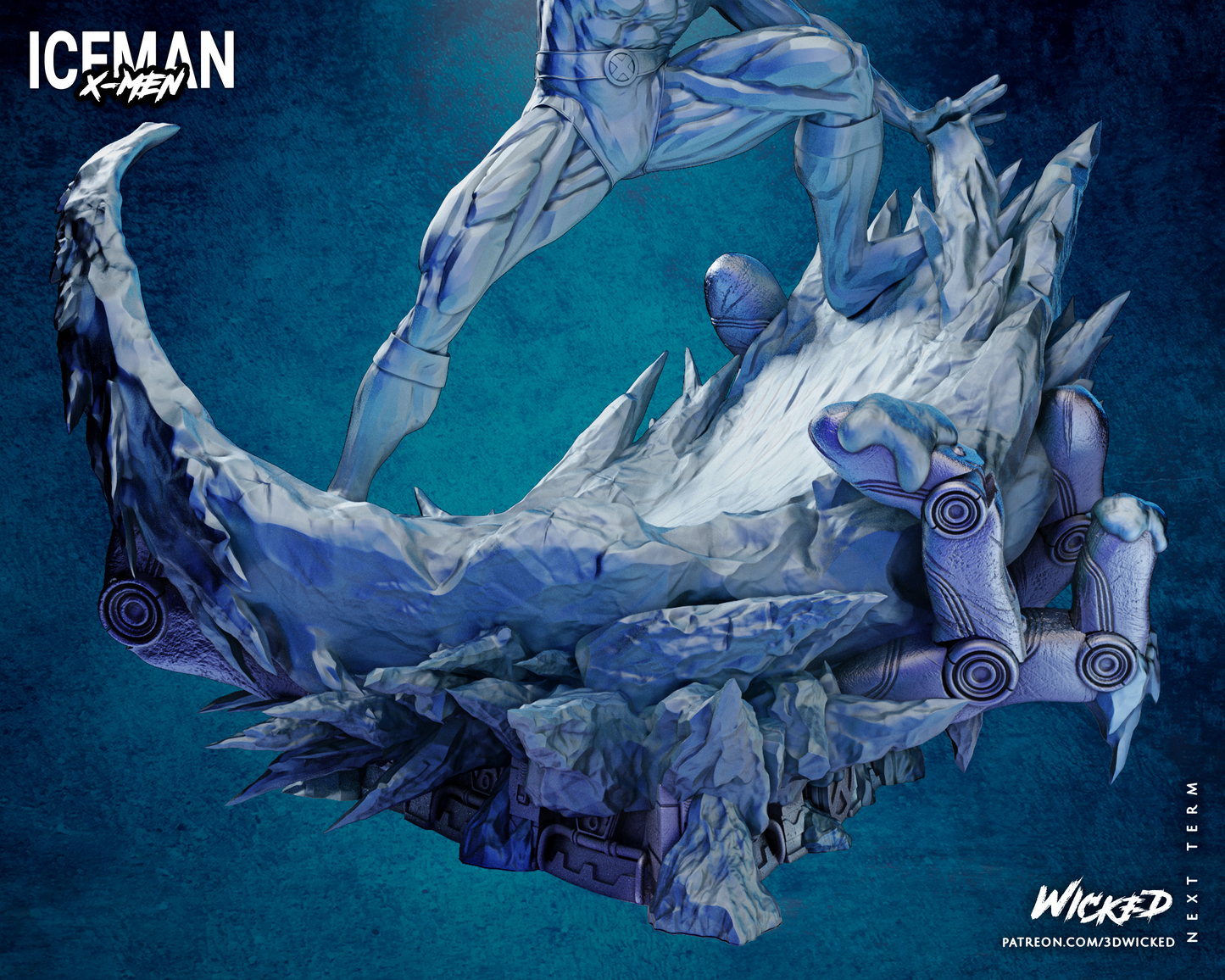 Iceman Statue