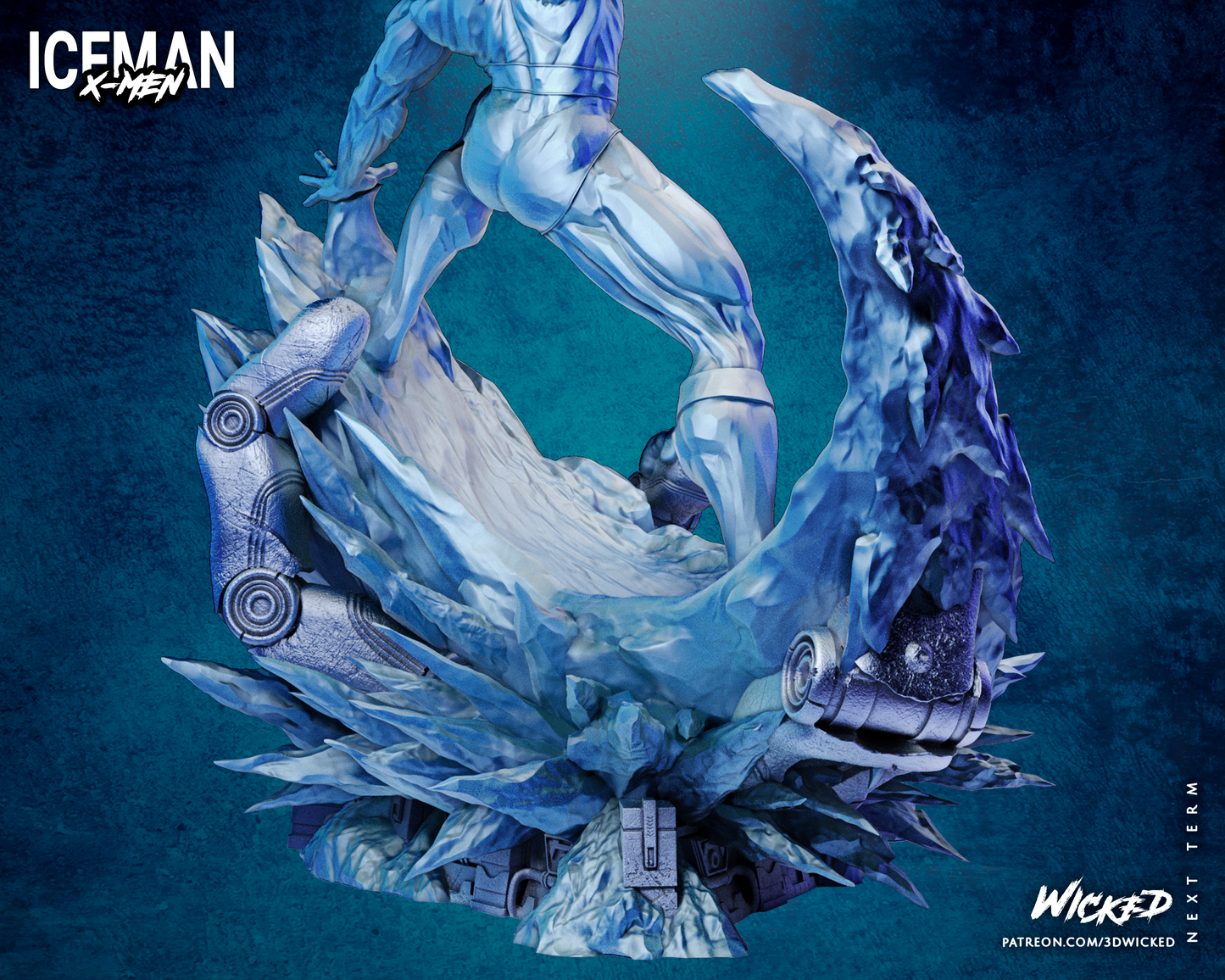 Iceman Statue