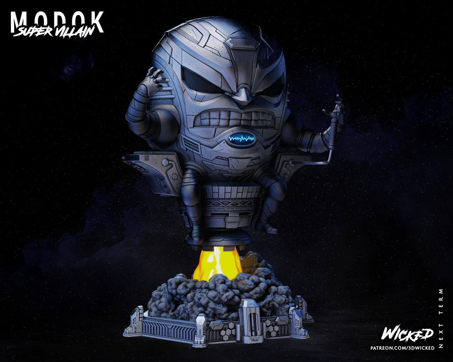 M.O.D.O.K. v2 Statue