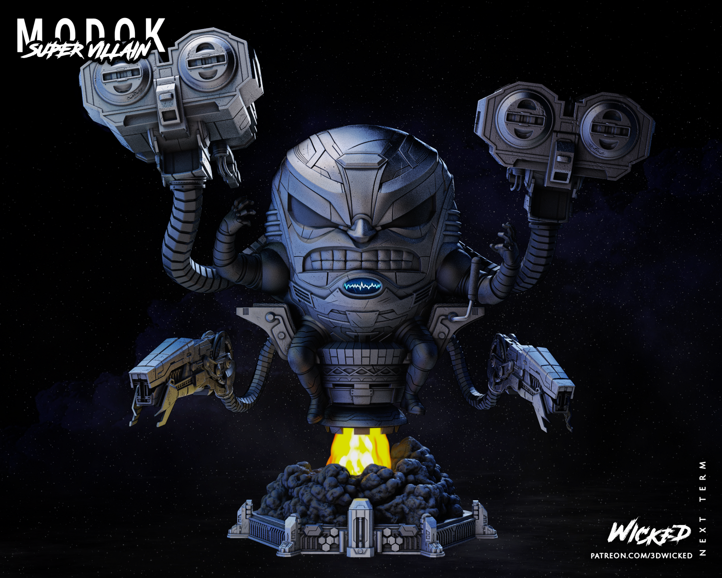M.O.D.O.K. v2 Statue