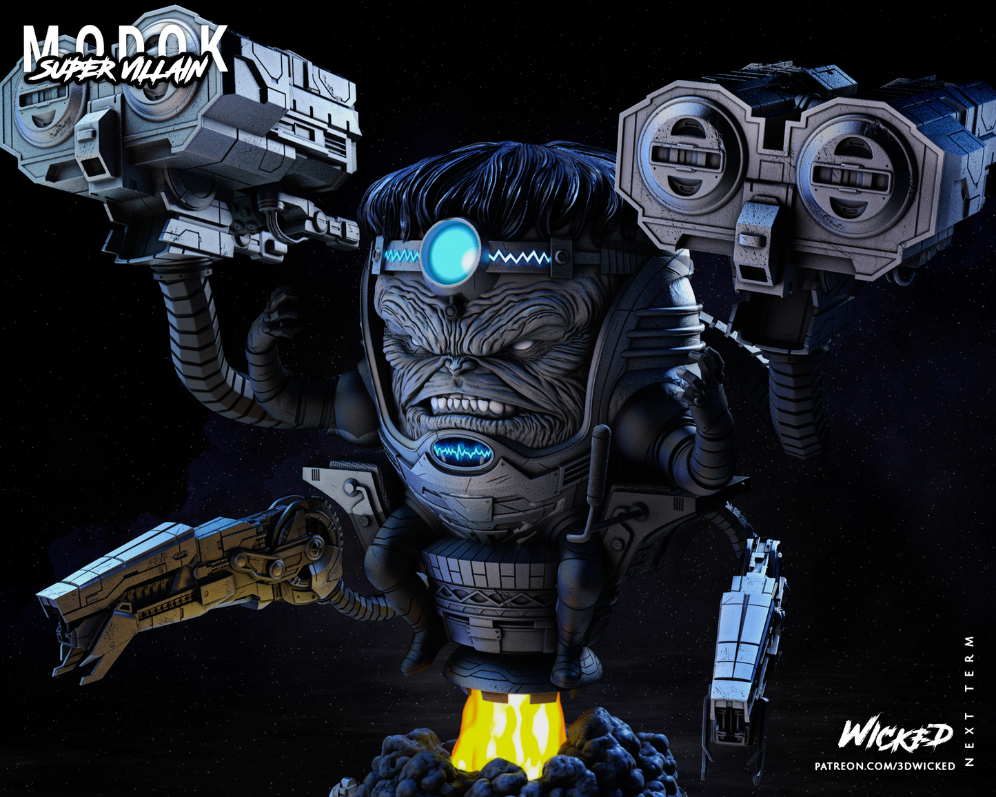 M.O.D.O.K. v2 Statue