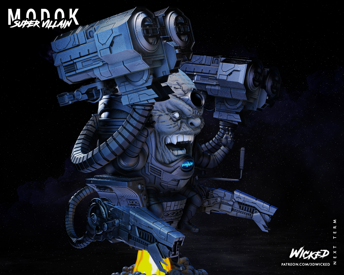 M.O.D.O.K. v2 Statue