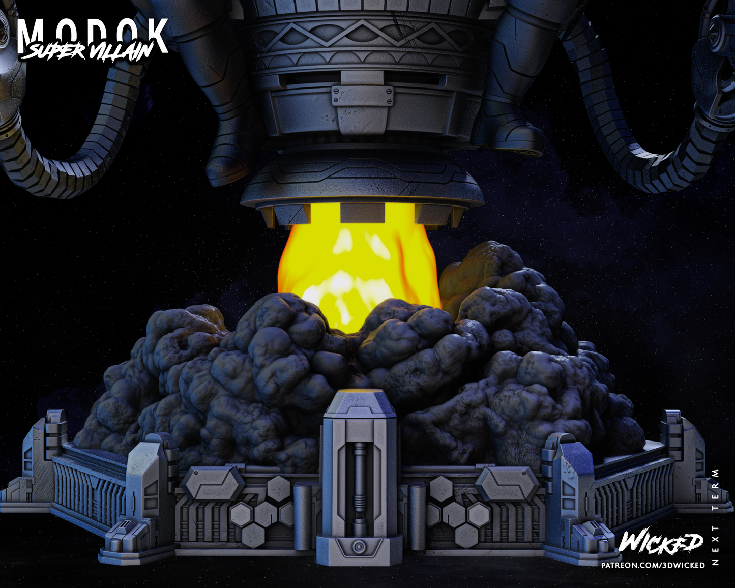 M.O.D.O.K. v2 Statue