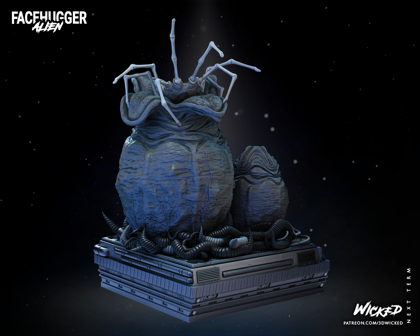 Facehugger - Aliens Statue
