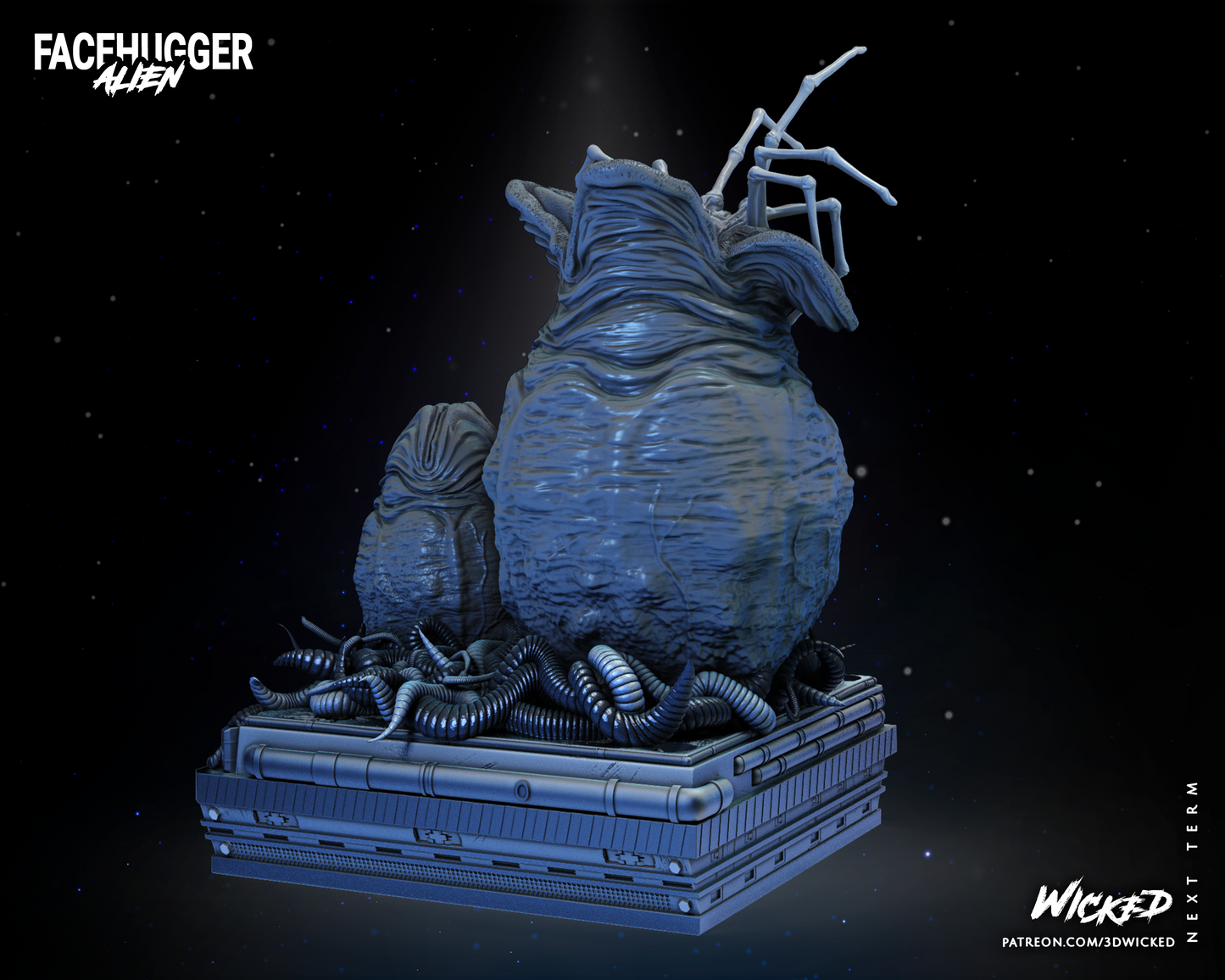 Facehugger - Aliens Statue