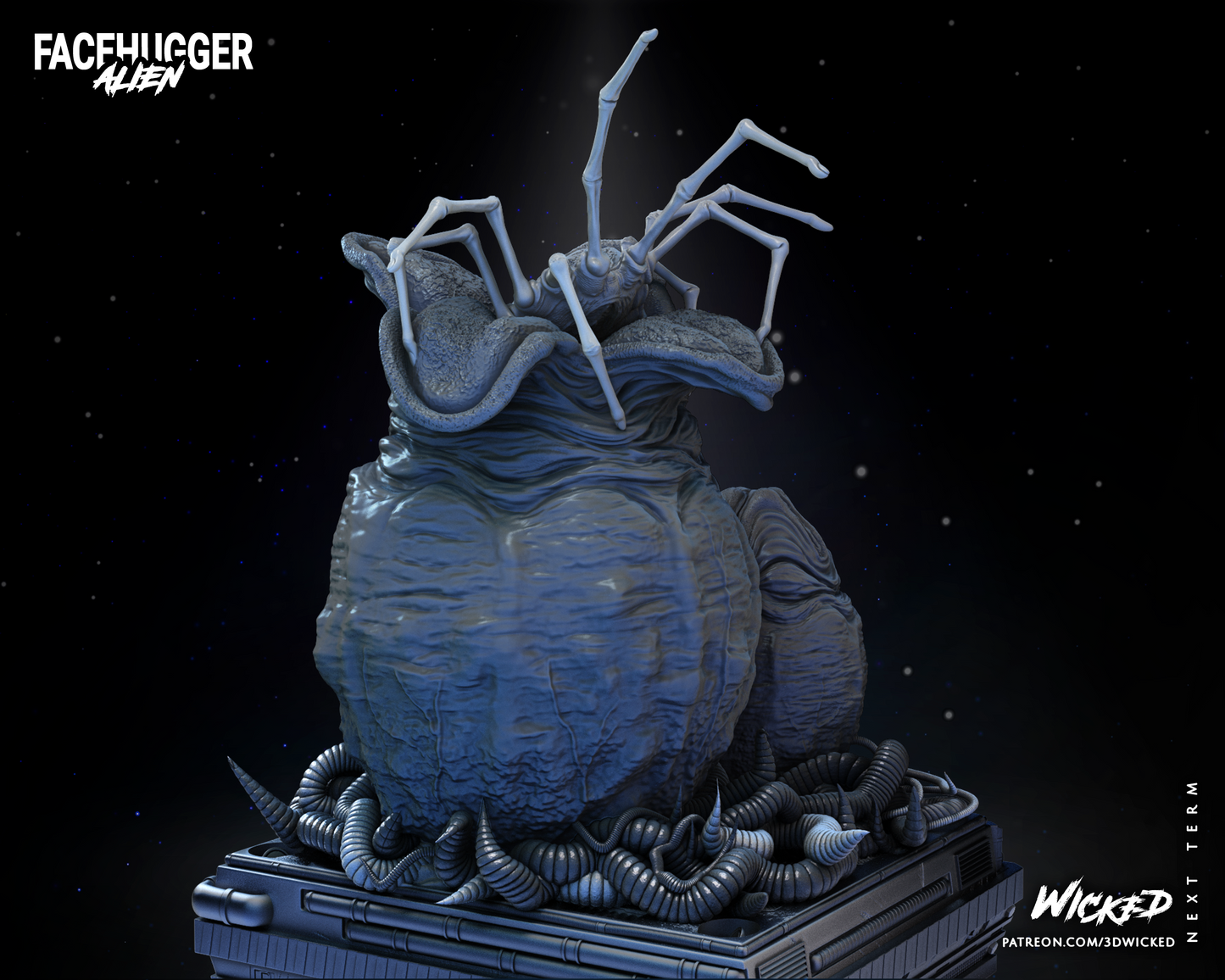Facehugger - Aliens Statue