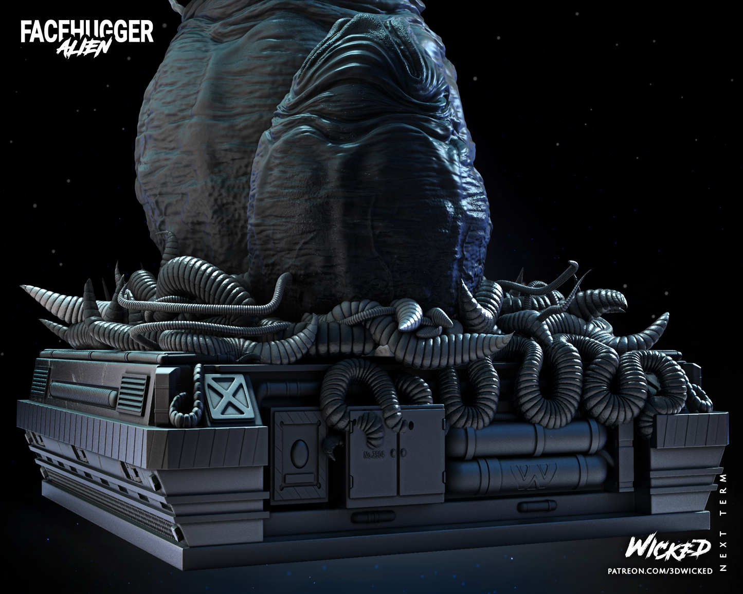 Facehugger - Aliens Statue