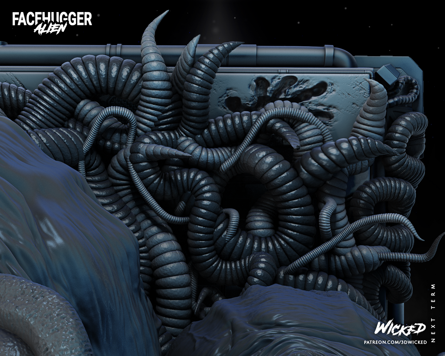 Facehugger - Aliens Statue