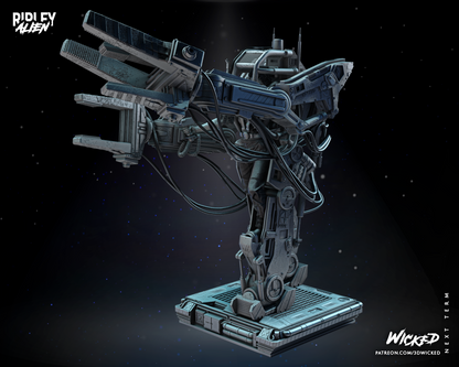 Ripley & Power Loader - Aliens Statue
