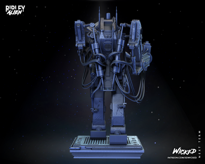 Ripley & Power Loader - Aliens Statue