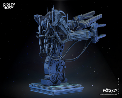 Ripley & Power Loader - Aliens Statue