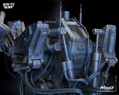 Ripley & Power Loader - Aliens Statue