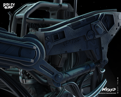 Ripley & Power Loader - Aliens Statue
