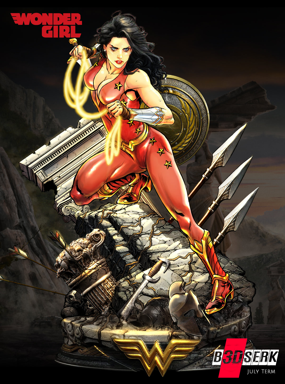 Wonder Girl Statue