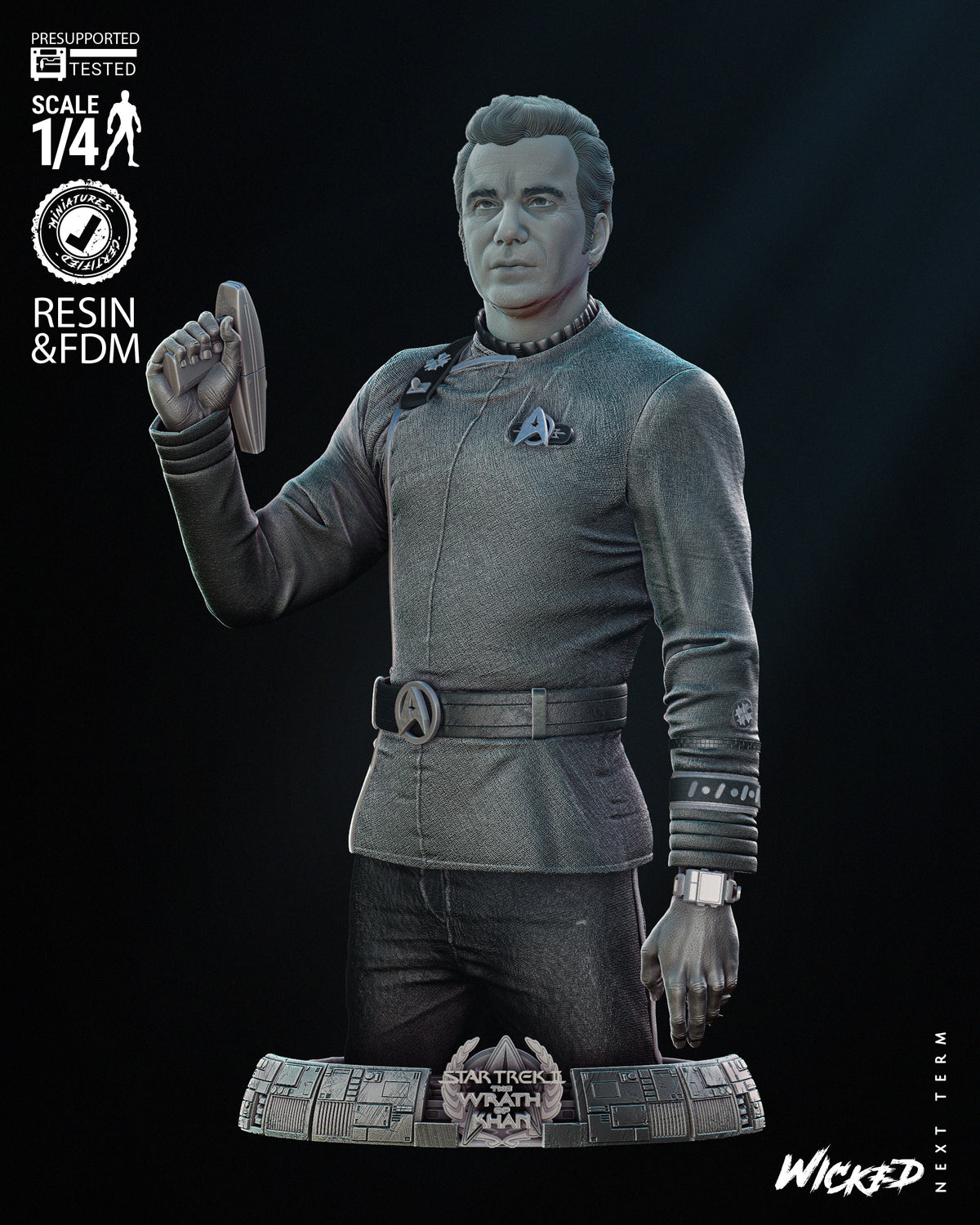 Captain Kirk - Star Trek Bust