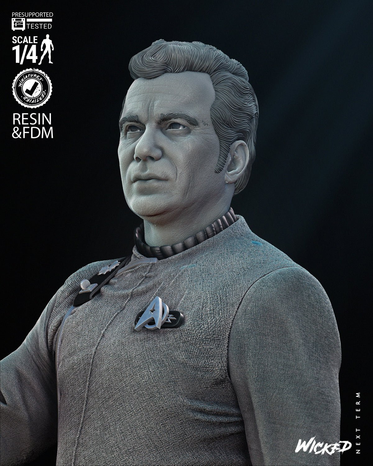 Captain Kirk - Star Trek Bust