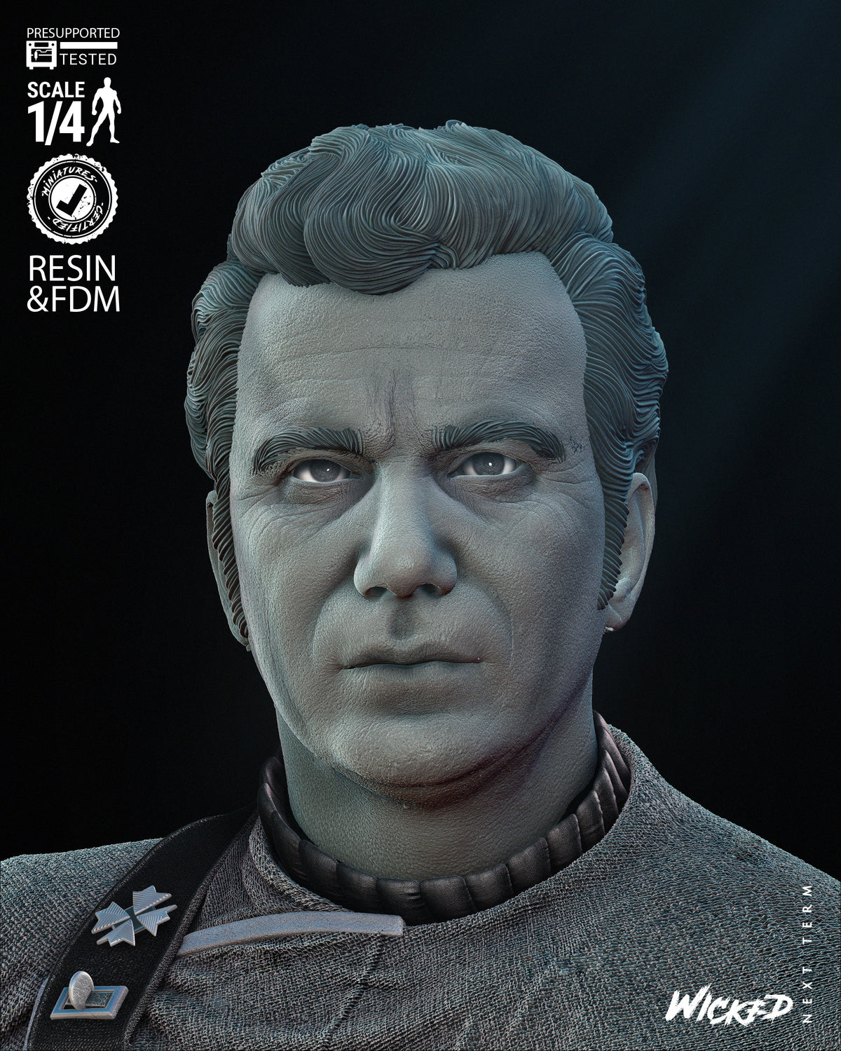 Captain Kirk - Star Trek Bust