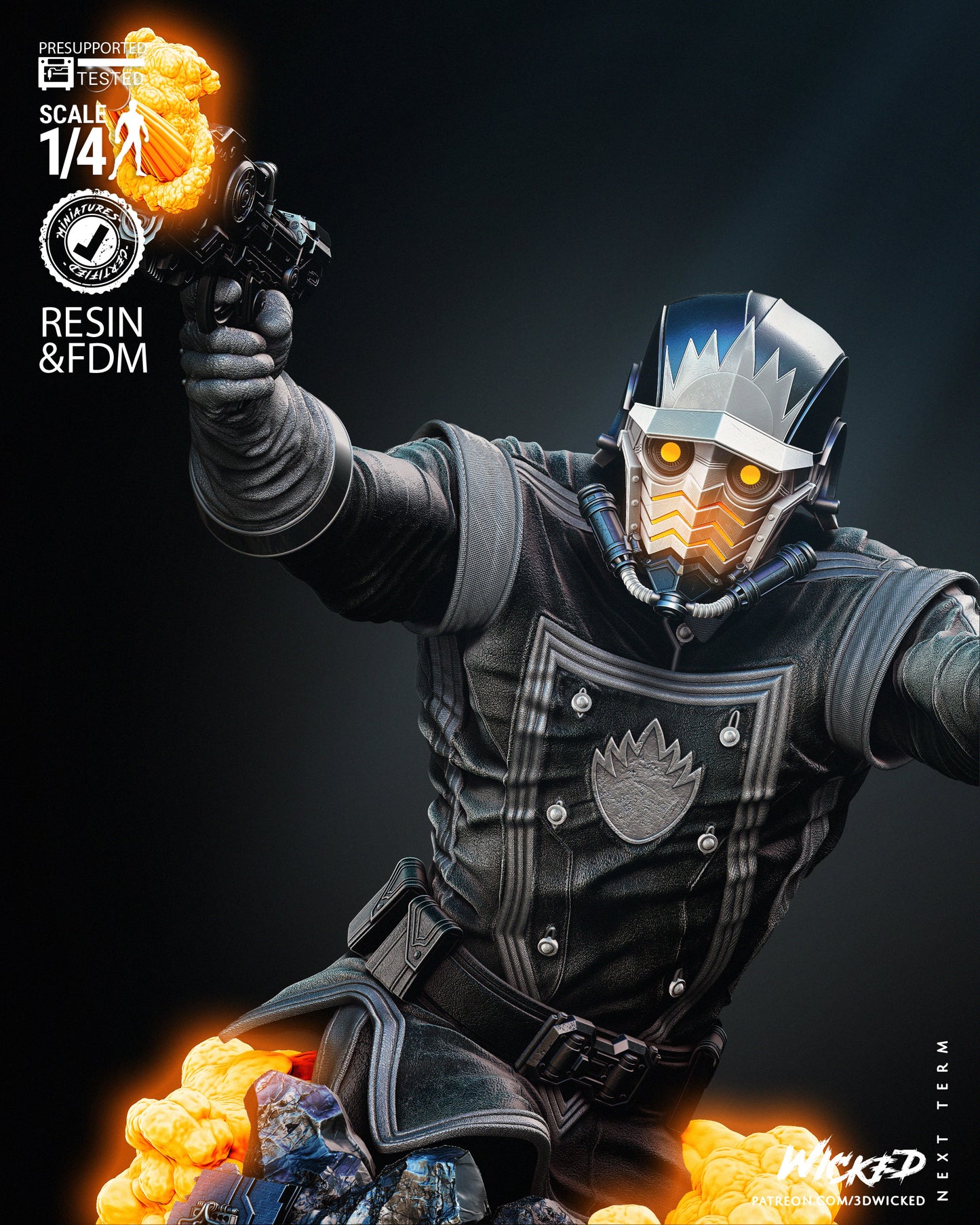 Star Lord Comics Version Bust