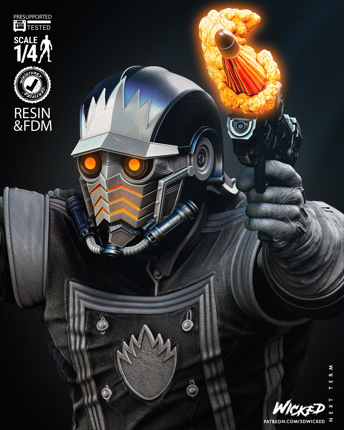 Star Lord Comics Version Bust