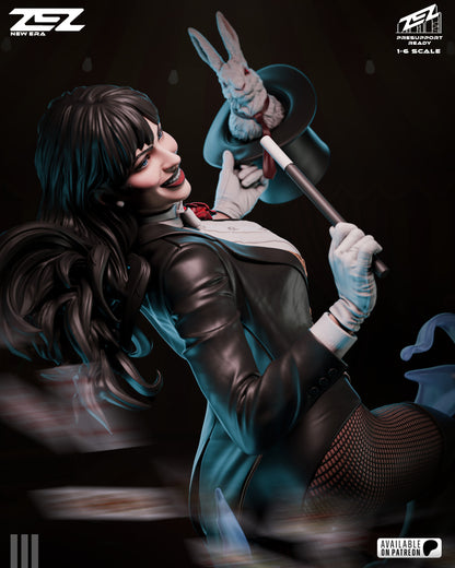 Zatanna Statue 3D-Printed Kit