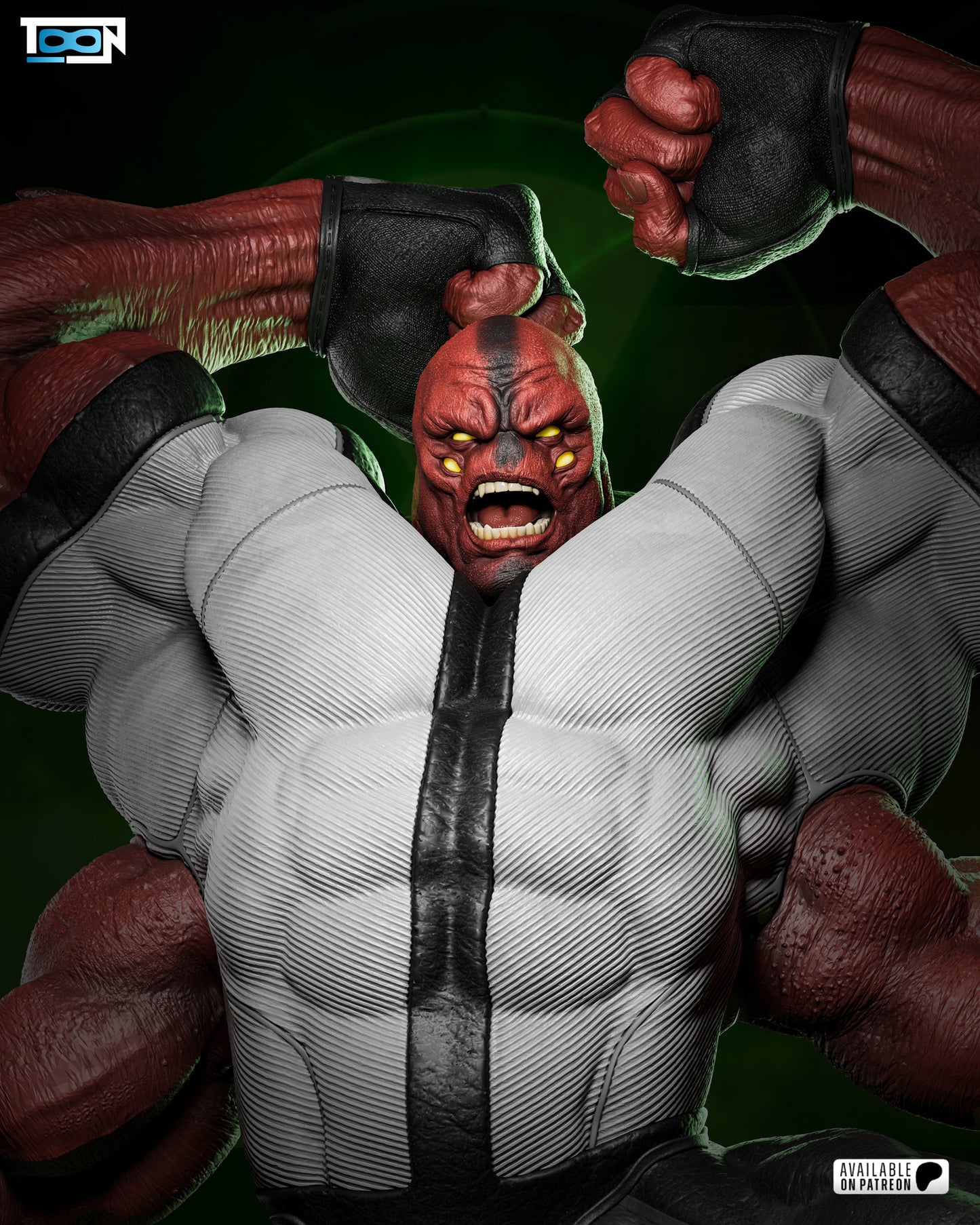 Four Arms Statue