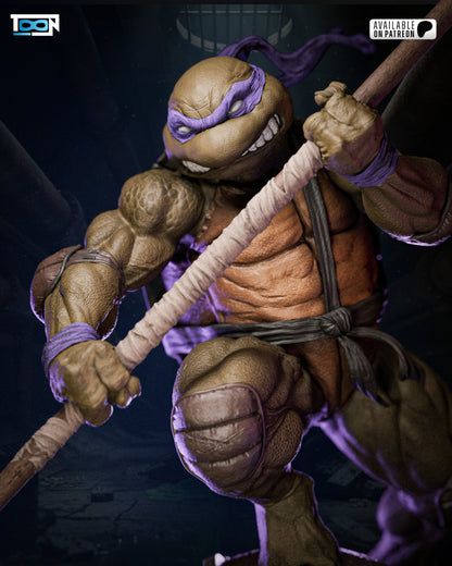 Donatello TMNT Statue 3D-Printed Kit