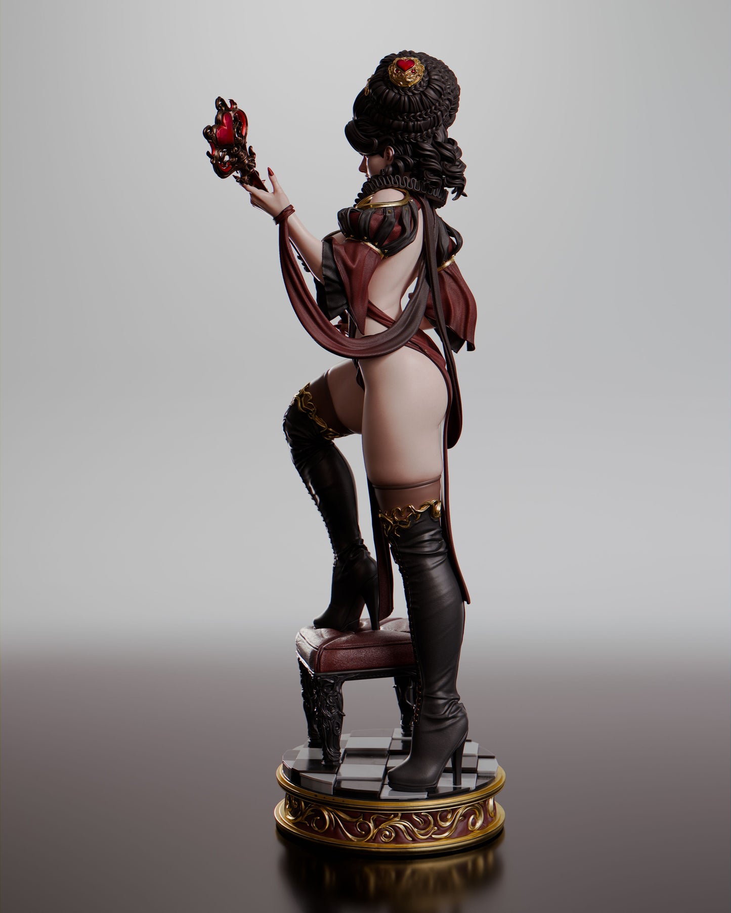 Queen Of Hearts Statue