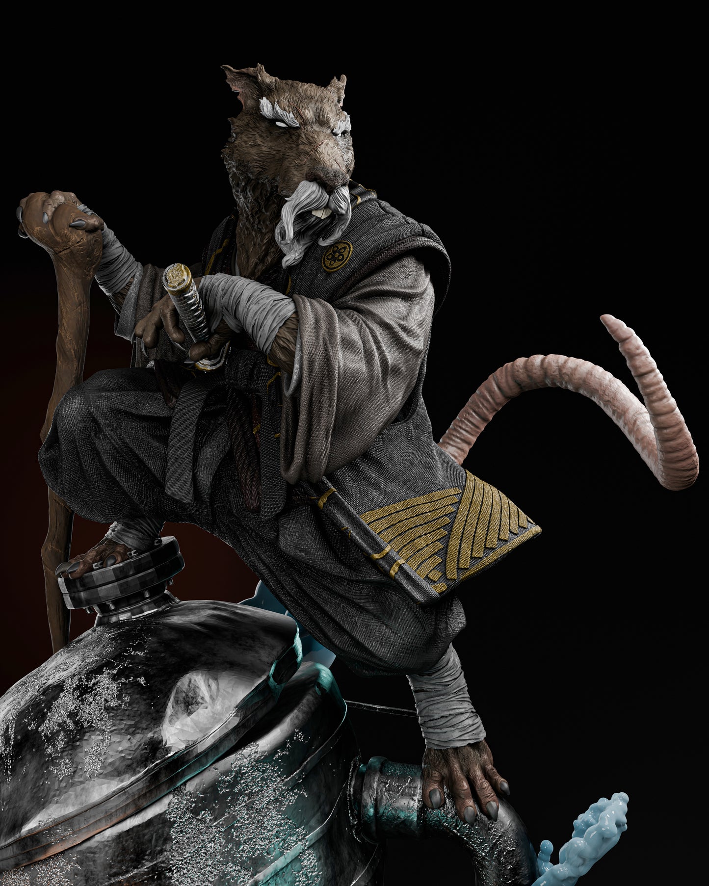 Master Splinter TMNT Statue