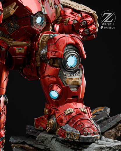 Hulkbuster Statue 3D-Printed Kit