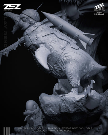 Penguin Statue 3D-Printed Kit