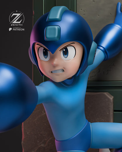 Mega Man Statue 3D-Printed Kit