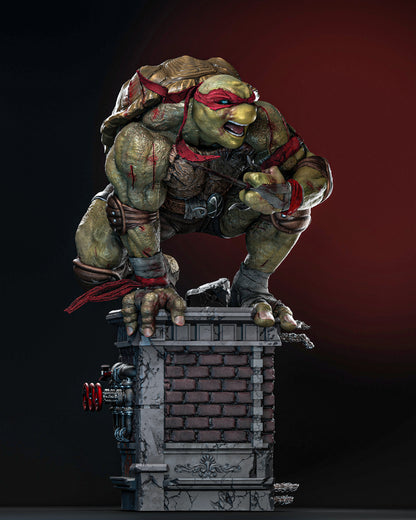 Raphael TMNT Statue 3D-Printed Kit