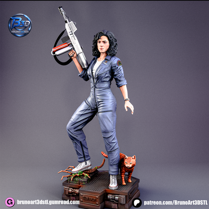 Ripley Statue 3D-Printed Kit