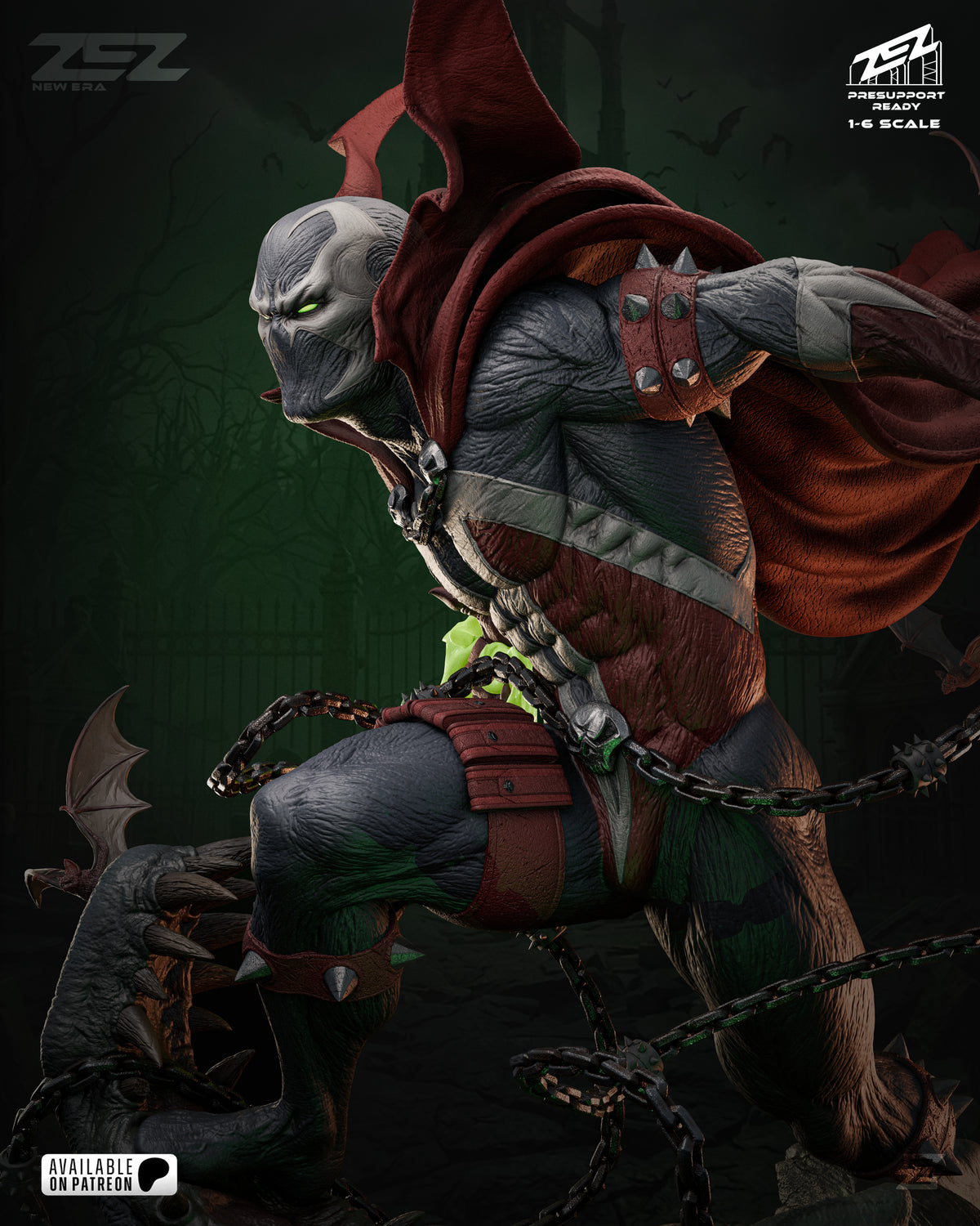 Spawn Statue 3D-Printed Kit