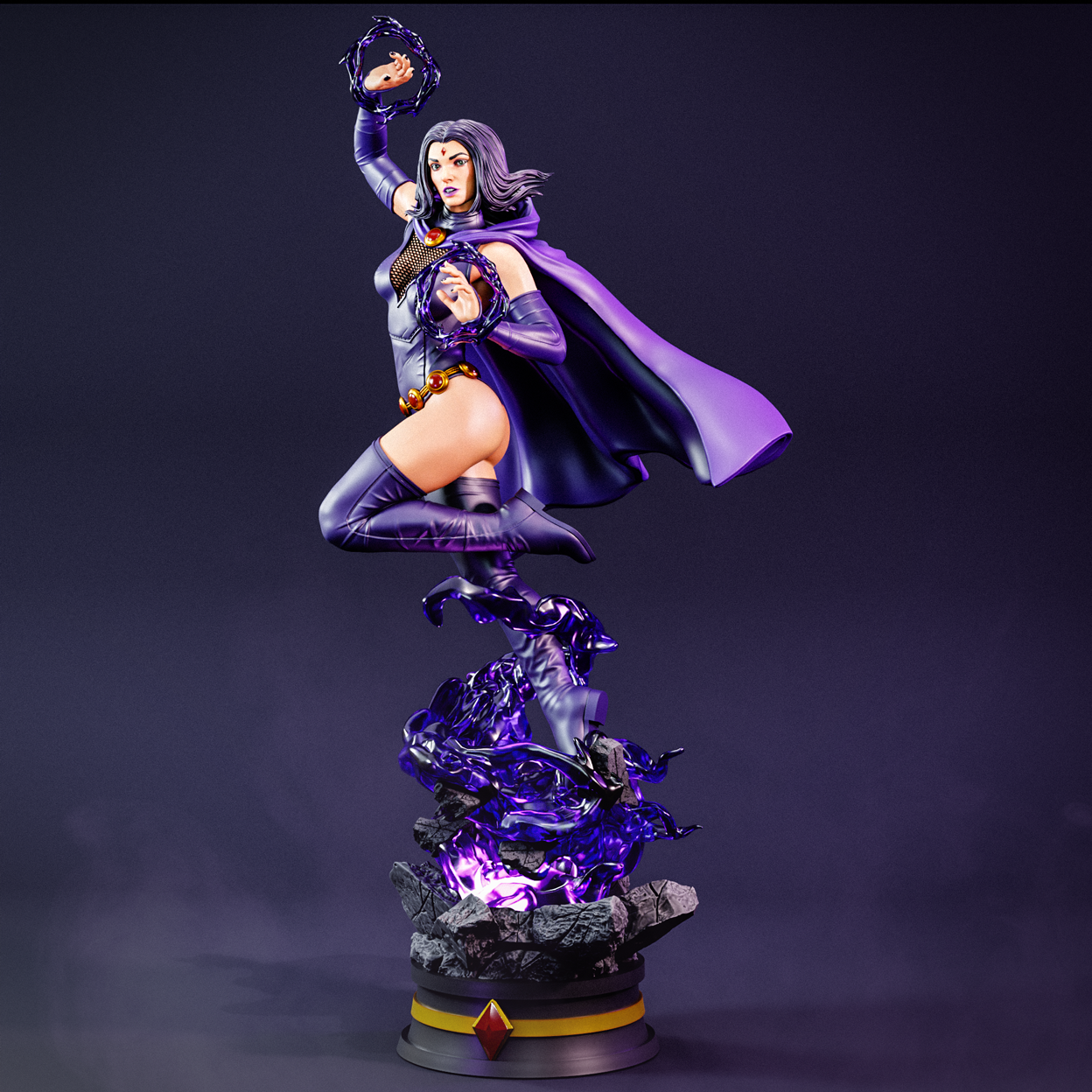 Raven Statue 3D-Printed Kit