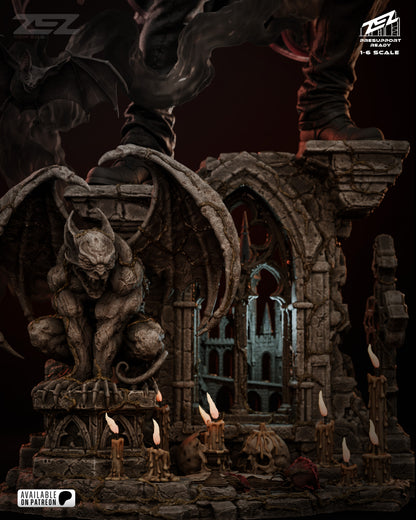 Dracula Statue 3D-Printed Kit