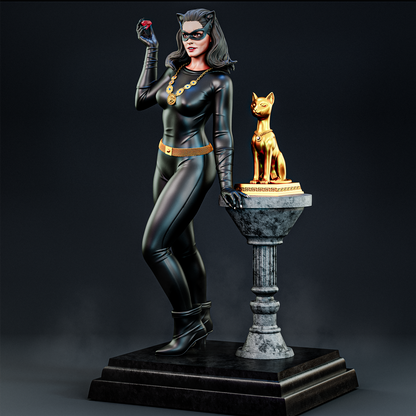 Catwoman (Julie Newmar)Statue 3D-Printed Kit