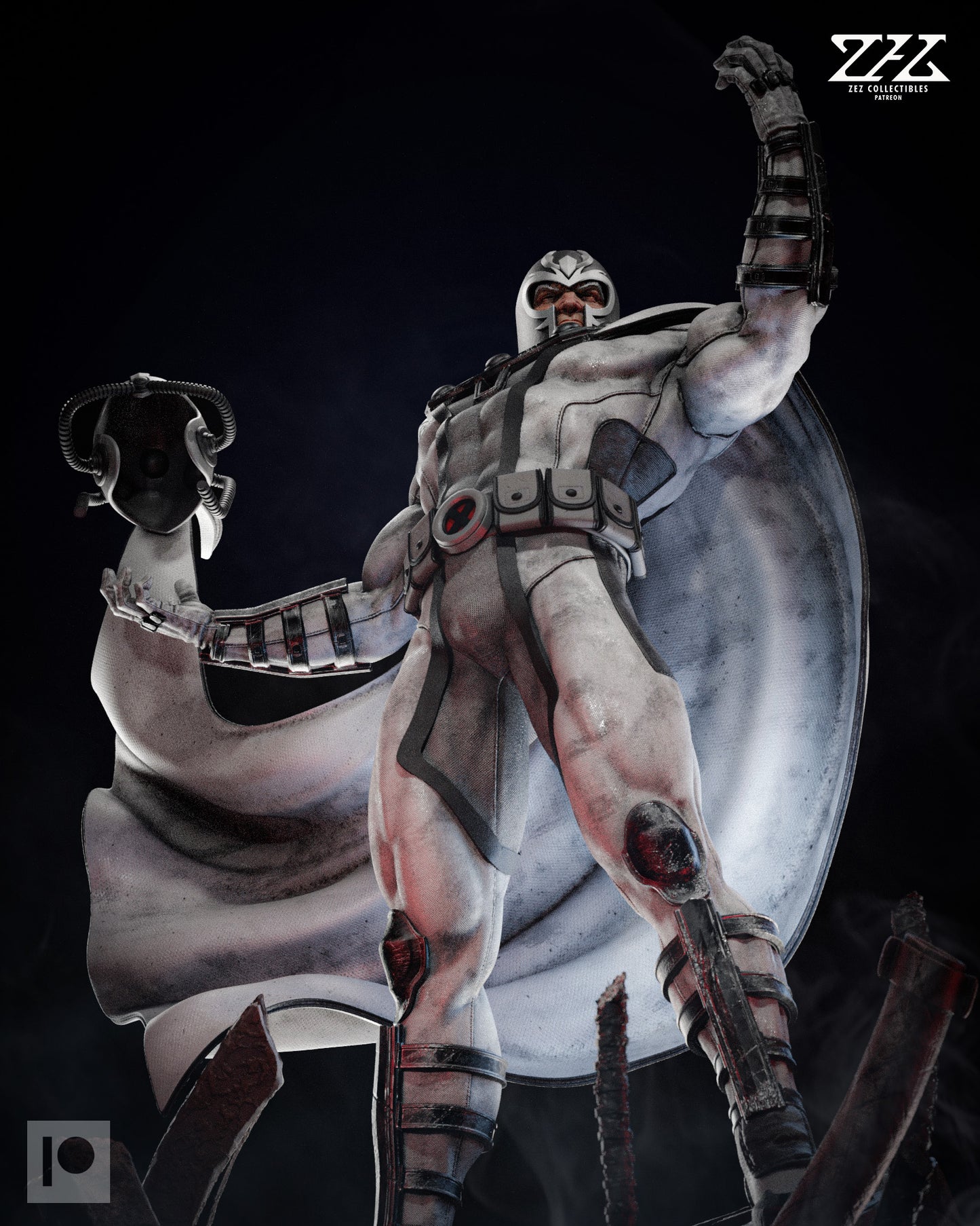 Magneto Statue 3D-Printed Kit