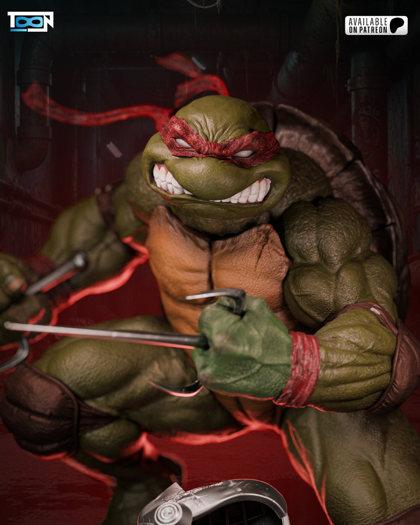 Raphael TMNT Statue