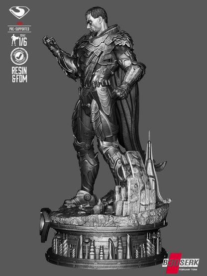 General Zod Statue 3D-Printed Kit