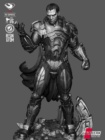 General Zod Statue 3D-Printed Kit
