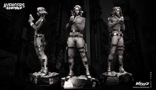 Black Widow Statue